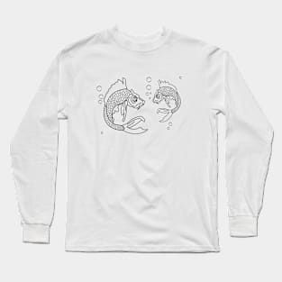 Little fish family reunion Long Sleeve T-Shirt